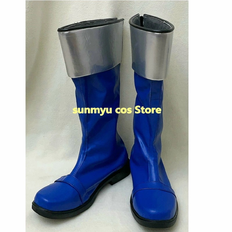 タイムレンジャー タイムブルー 靴 コスプレ道具　ブーツ