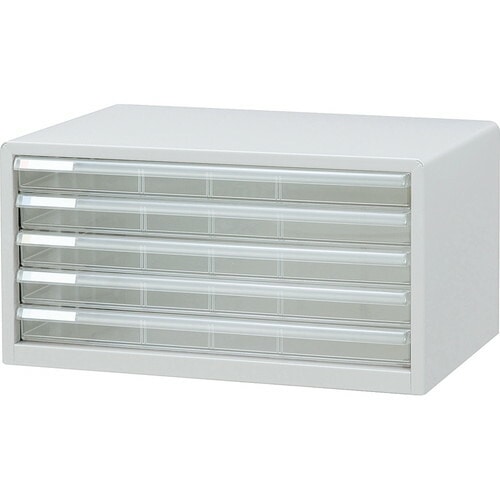 ナカバヤシ　アバンテＶ２レターケース　Ａ３　浅５段　ニューグレー　A3L-55ﾆﾕ-ｸﾞﾚ