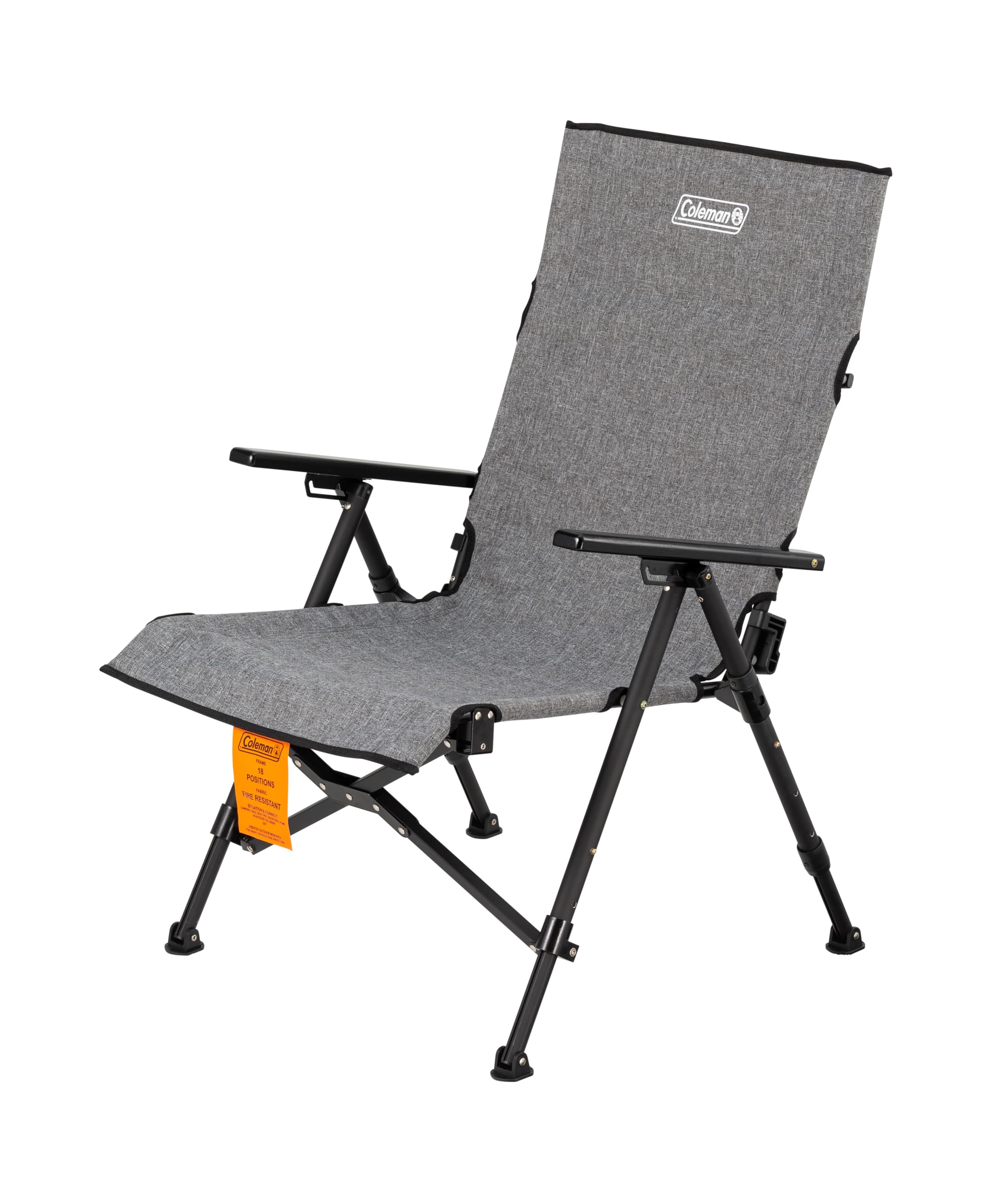 Coleman(コールマン) レイチェア NX 18(ヘザーグレー) アウトドア キャンプ 収納ケース付き リクライニング 屋外 椅子 リラックス 持ち運び ベランダ 通気性