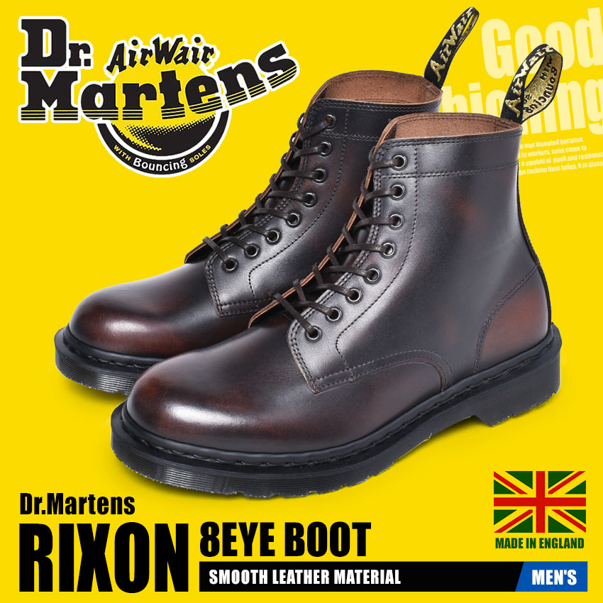 大特価!!】 ドクターマーチン DR．MARTENS ブーツ メンズ 25304203 8ホールブーツ RIXON ブーツ  サイズ:UK8.0(27cm) - flaviogimenis.com.br