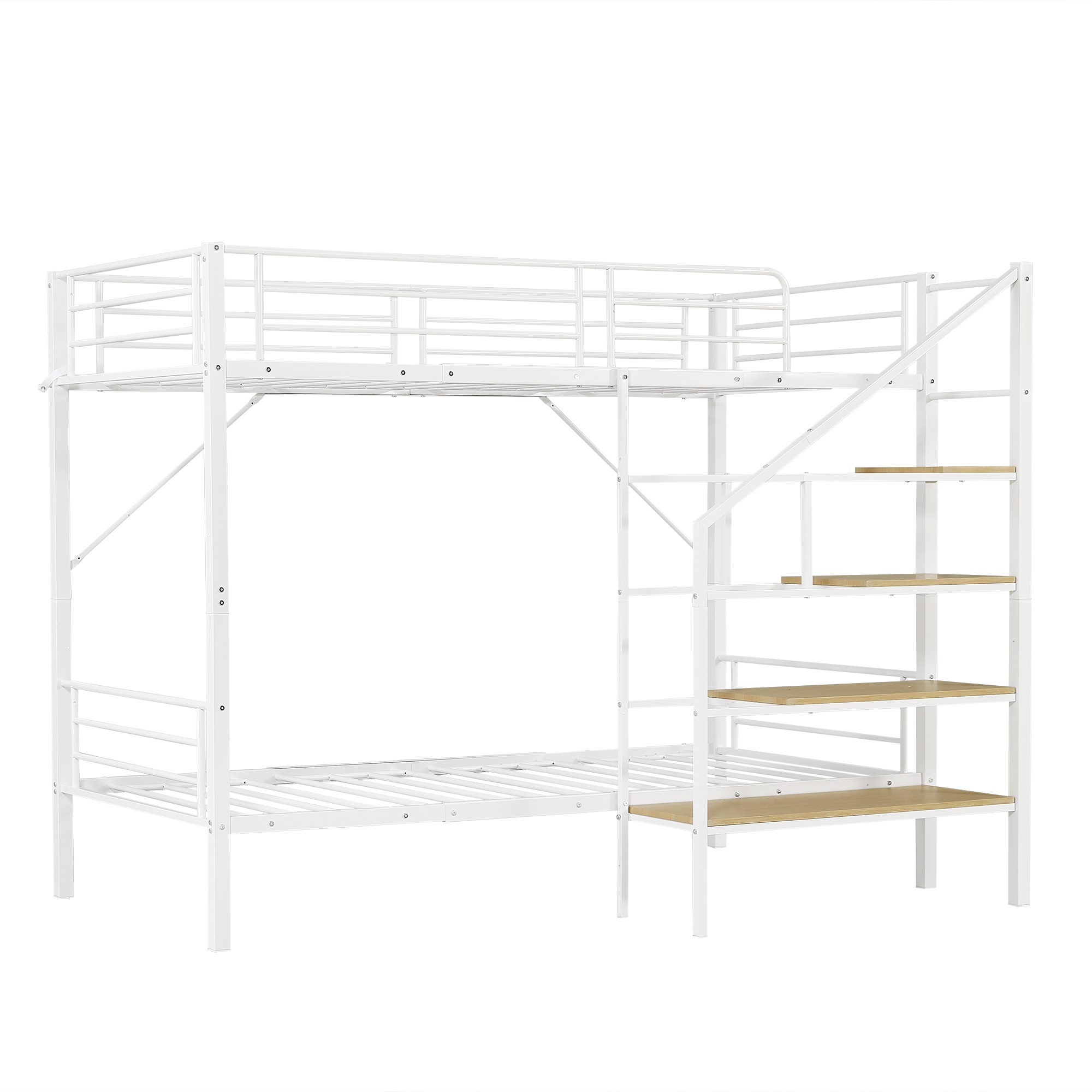 ロフトベッド シングルベッド パイプ 耐震 頑丈フレーム 大人ベッド