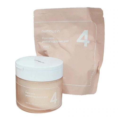 [毛穴角質]4番 毛穴ゼロたまご肌トナーパッド70枚 詰め替え企画 （70枚+70枚） 5,438円