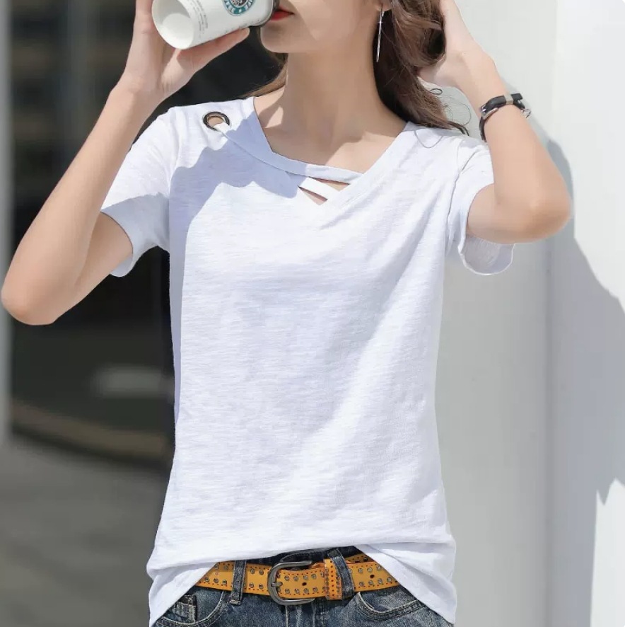 トップス デート Tシャツ カットソー 袖あり 半袖 かわいい 大人可愛い きれいめ シンプル カジュアル 大人 上品 おしゃれ お洒落 主役級 存在感 夏 冬 オールシーズン 10代 20代 30代 5,382円