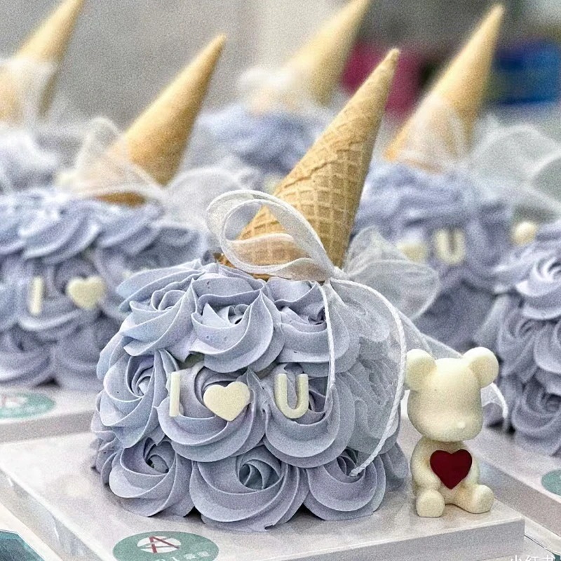 バレンタインデイケーキ装飾プラグインロマンチックなカッ告白告白デザートラブベアベーキング装飾 誕生日プレゼント 子供の贈り物 誕生日プレゼント 子供の贈り物