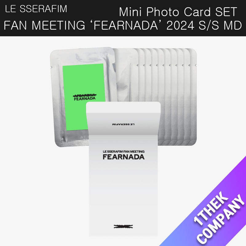 ( Mini Photo Card Set）LE SSERAFIM FAN MEETING ‘FEARNADA’ 2024 S/S MD