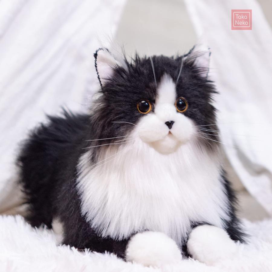 猫 ぬいぐるみ リアル手作ぬいぐるみ本物のサイズは猫好きお年寄りへのプレゼントです母の日プレゼント