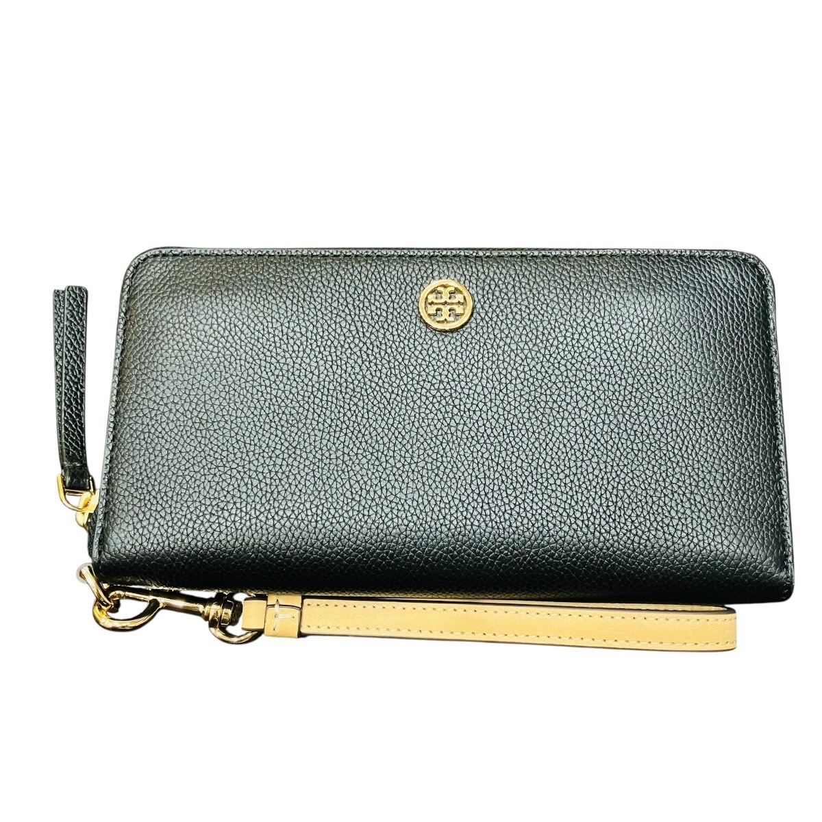 トリーバーチ ラウンドジップウォレット ロビンソン 長財布 レザー レディース 中古