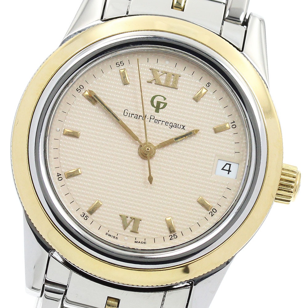 ジラール・ペルゴ GIRARD PERREGAUX 1100 GP90 YGベゼル デイト 自動巻き メンズ _947083【中古】