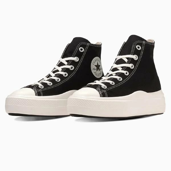オールスター ハイカット ブラック レディース LIGHT PLTS2 HI 軽量 厚底 スニーカー