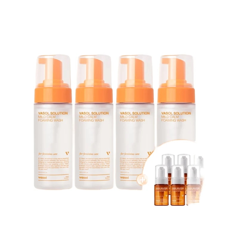 [ネイバー公式] バーソル マイルドカンポミングウォッシュ 150ml X 4個 + インナーバランス30ml X 6個 KIT
