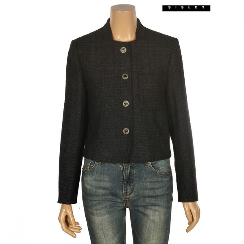 (シスレー) シスレーラウンドネックツイードジャケット SAJKC4461_NY