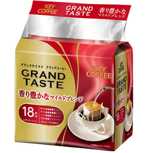 【当店限定販売】 キーコーヒー KEY 6 香り豊かなマイルドブレンド グランドテイスト ドリップバッグ COFFEE その他