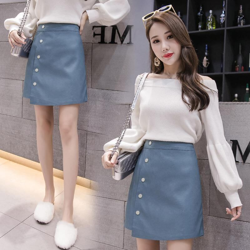 スカート ボトムス ミニスカート ミニ ミニ丈 ショート ショート丈 膝上 Aライン レザー PU かわいい 大人可愛い きれいめ シンプル カジュアル 大人 上品 おしゃれ お洒落 かっこいい lb