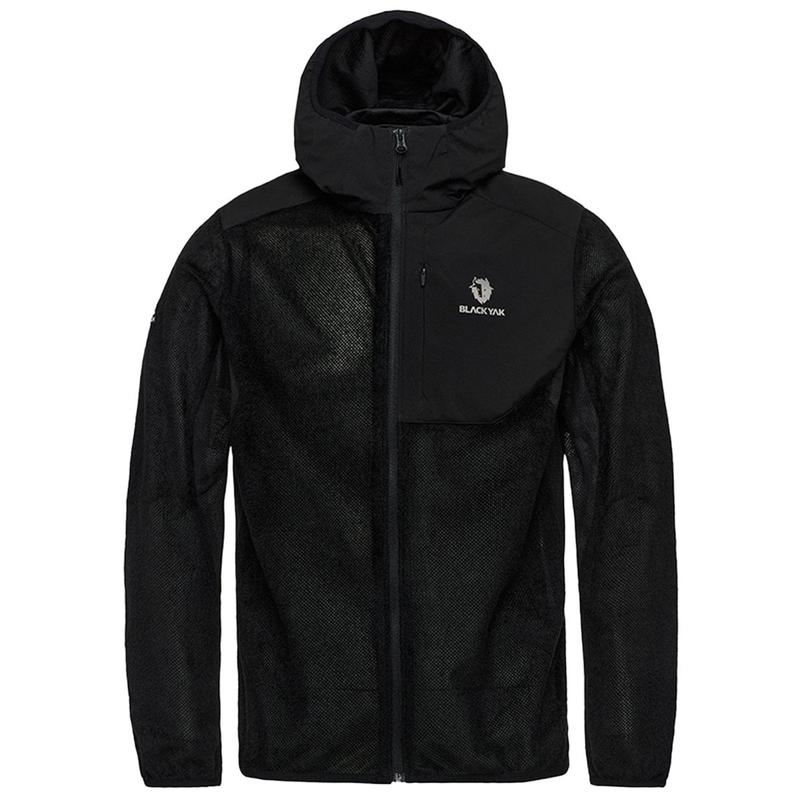 25年秋の新作メンズトレッキング/登山用高機能ミッドレイヤーフリースメッシュジャケット 1BYJKFU011