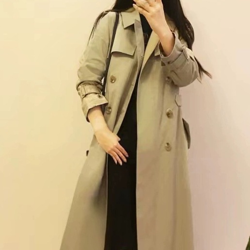 アウター コート トレンチコート ジャケット 上着 ロング丈 袖あり 長付き 襟付き 前開き ボタン ウエストベルト ポケット かわいい 大人可愛い きれいめ シンプル カジュアル 大人 上品