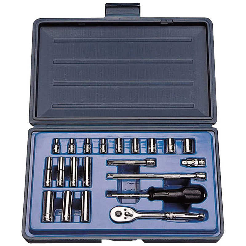 SIGNET　1/4DR 21本組 インチ ソケットレンチセット　11621