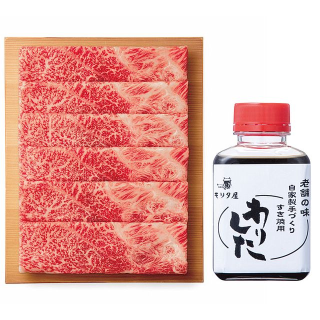 京都/モリタ屋 A5国産黒毛和牛 肩 すき焼き用（400g）