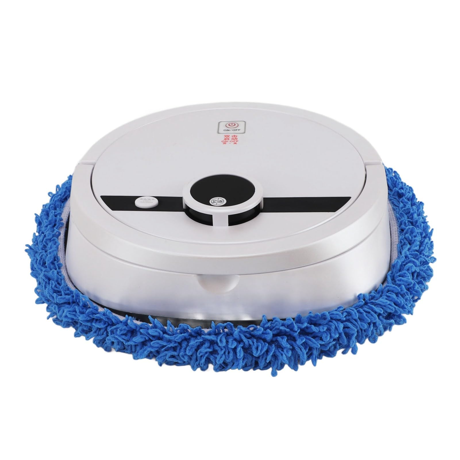 ロボット掃除機とモップのコンボ2 in 1の強力なロボット掃除機稼働時間120分硬い床カーペットペットの毛用のスリムで静かな自動床拭きロボット (ホワイト)