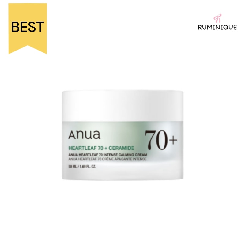[肌にやさしい印象のドクダミケア BEST] ドクダミ 70 インテンス カーミング クリーム 50ml / スキンケア / ドクダミ / 落ち着くスキンケア / ナチュラルケア / ゆらぎ肌