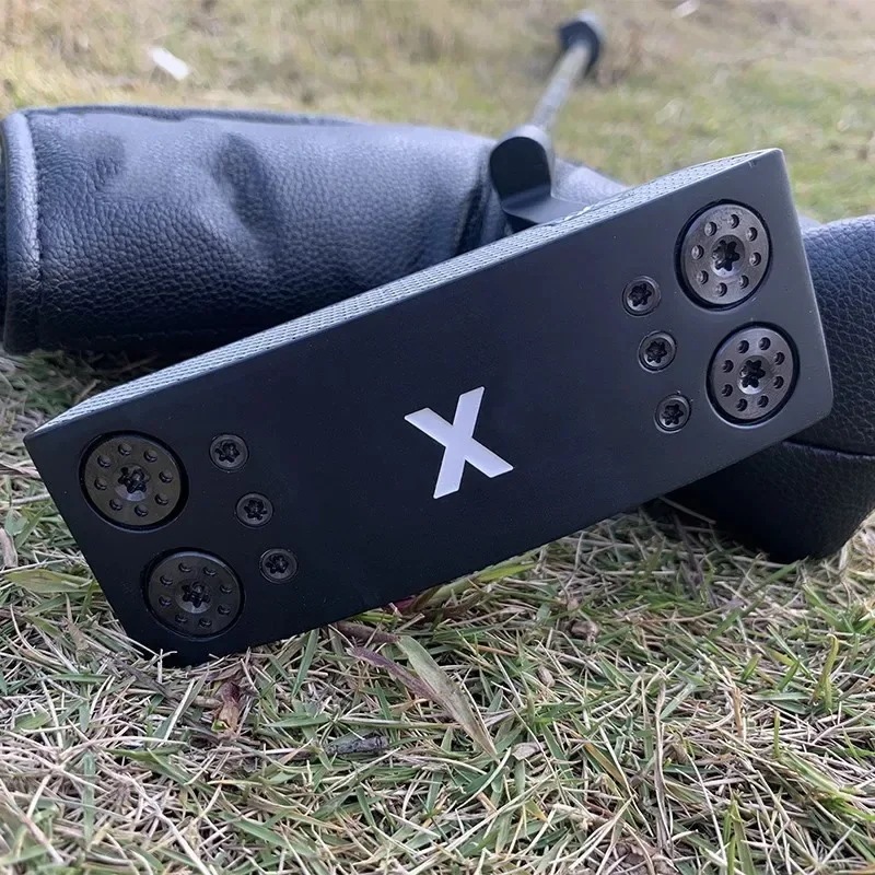 ロッドカバー付きブラックゴルフクラブputter留め金2限定版スチールシャフト新品32 33 34 35