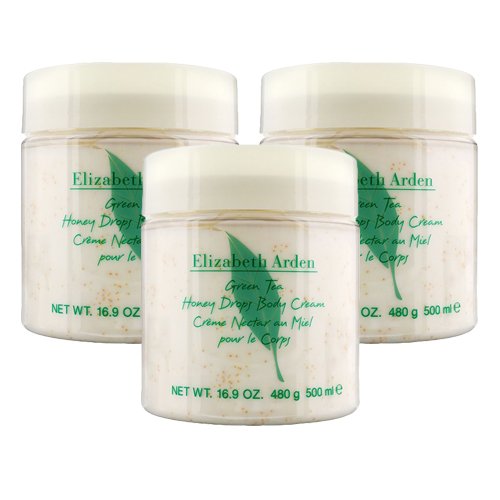 エリザベスアーデン Elizabeth Arden グリーンティー ハニードロップ ボディクリーム 500mL 【3個セット】 [並行輸入品]