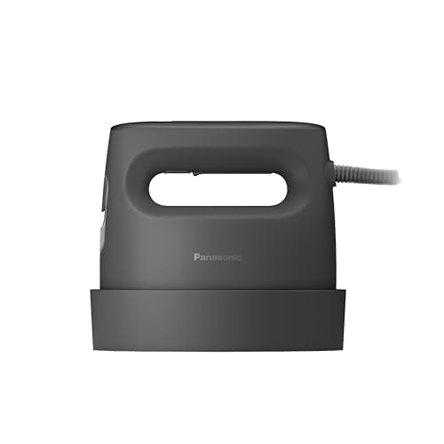 パナソニック スチームアイロン 衣類スチーマー NI-FS70A-K カームブラック 360パワフルスチーム ３段階温度調節 プレスもできる2