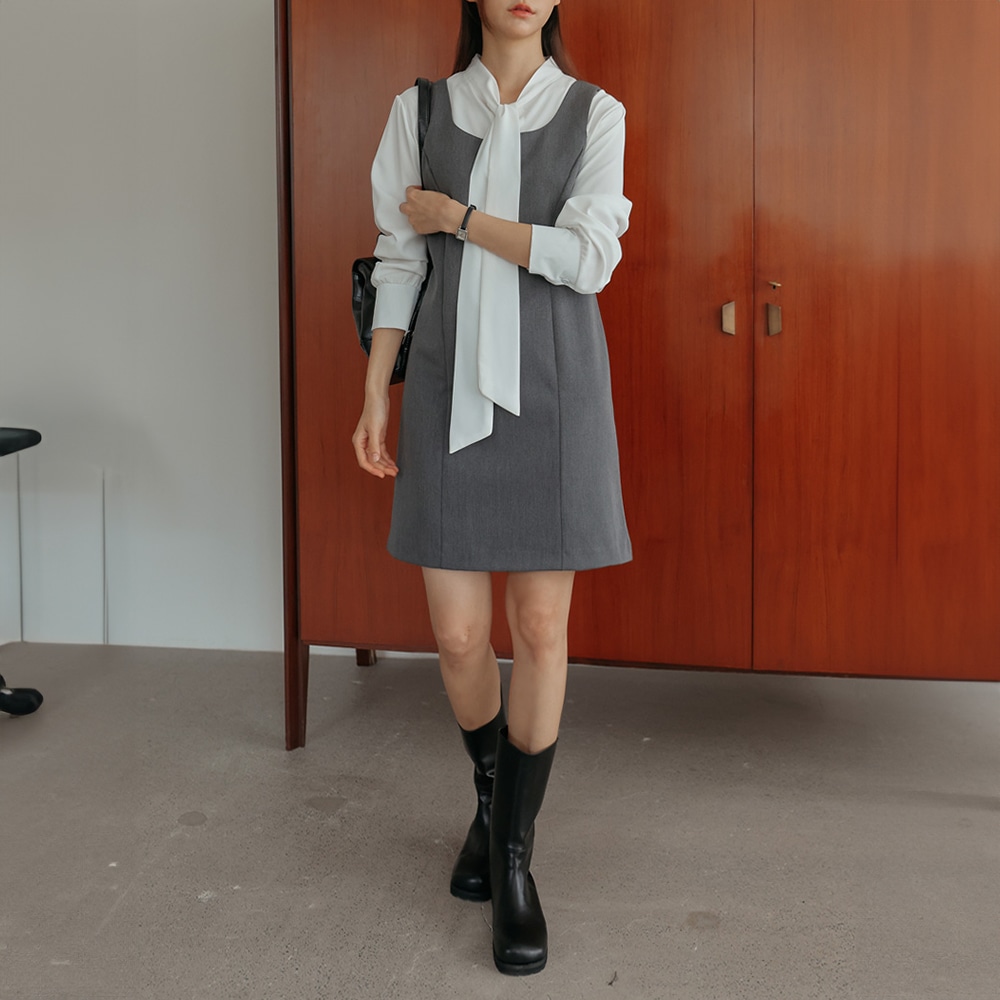 シエンバックボタンビスティエミニワンピース