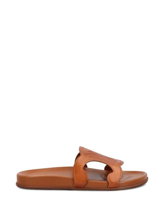 CELINE Women Sandals 367365 348C04LU Leather Brown