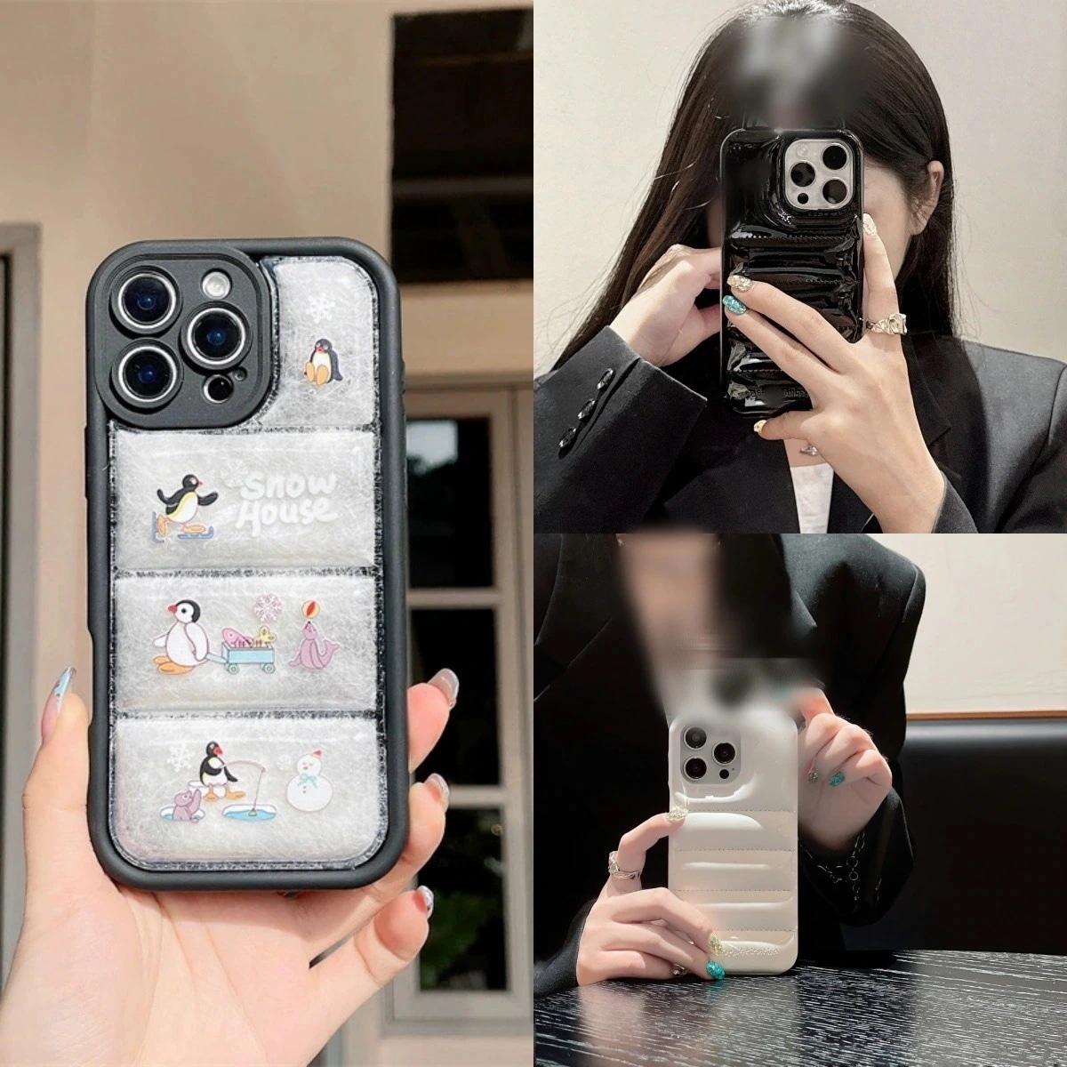 【1つ買うと10個もらえる】メガ割速やかに出荷し光沢のあるダウン立体ホーンiPhone16アップル15 for 1314pro max電話ケースアンチドロップ12 12,092円