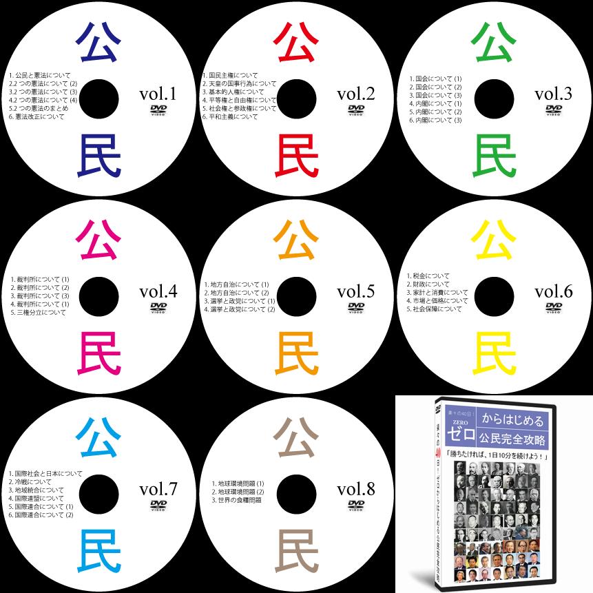 【サントップ】高校受験社会公民DVD全8枚