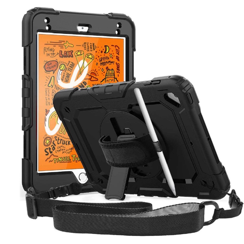 エムディーエス [MDS-TSCIPM5BLTBK2] iPad mini(第5・4世代)対応 耐衝撃ケース(画面保護付き)ブラック
