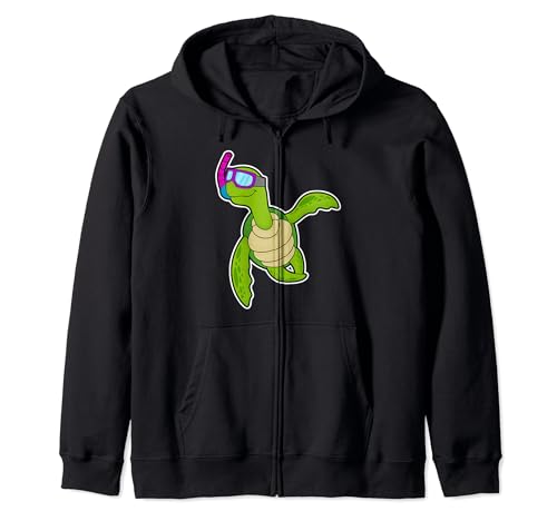 カメ ダイビング スノーケル 水泳用ゴーグル ジップパーカー