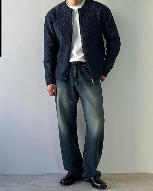 821番 ワイドジーンズ ワイドデニム