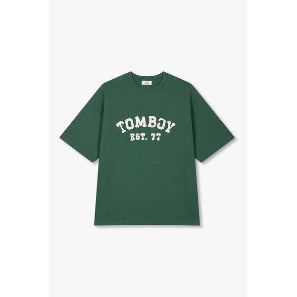 [MEN] トムボーイ 刺繍 半袖 Tシャツ 9156222316041