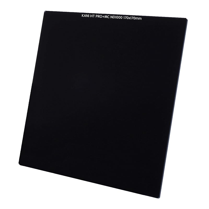 KANI 170mm幅 角型フィルター NDフィルター HT PRO+ MC ND1000 170×170mm 減光効果10絞り分 色カブリ抑制 低反射 撥水 撥油 防汚 ナノコーティング 80180