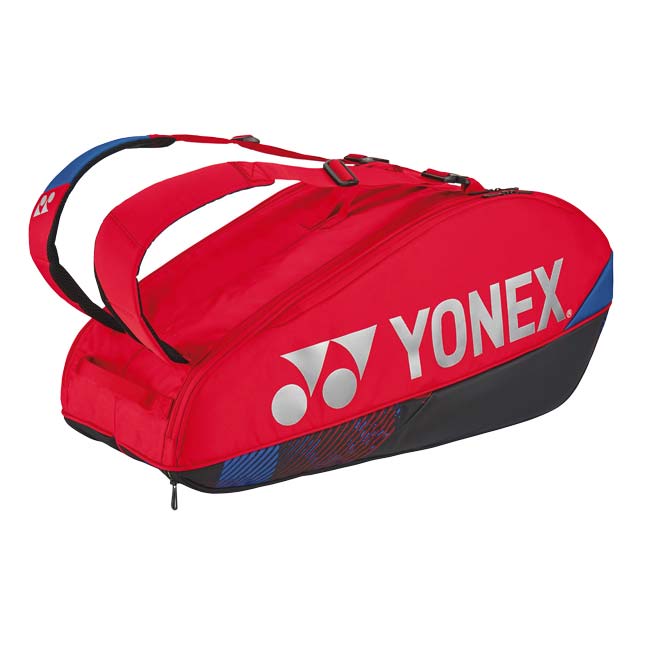 ヨネックス(YONEX) PROシリーズ ラケットバッグ6 スカッシュ・バドミントン・テニスバッグ BAG2402R-651スカーレット