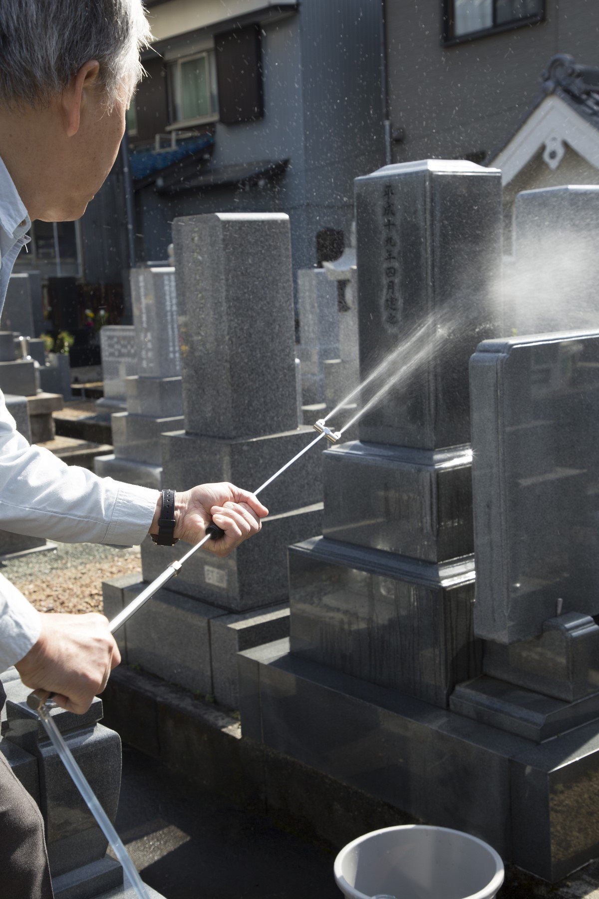 お墓キレイキレイ ジェット噴射器 お墓の掃除 手動式 軽量 強力 ジェット水流 C-00003 5,661円