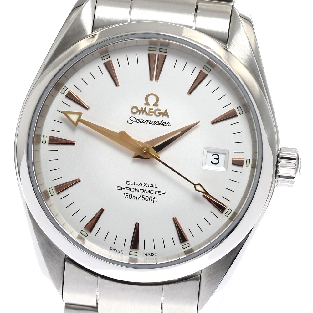 オメガ OMEGA 2503.34 シーマスター アクアテラ コーアクシャル デイト 自動巻き メンズ 良品 _899095【中古】