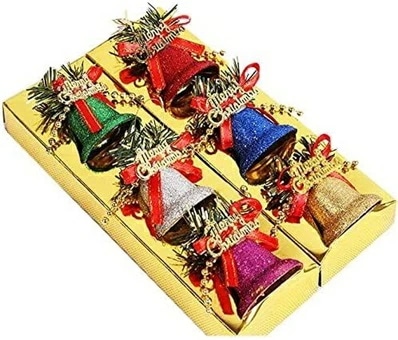 予約受付中18個 クリスマスベル 鈴 クリスマスツリー 鈴 クリスマスツリー飾り クリスマス 飾り リボン結び ジングルベル 装飾品 雑貨 壁飾り パーティー装飾 屋内飾り プラスチック