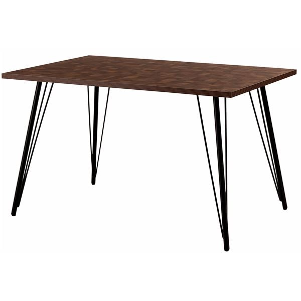 ダイニングテーブル 約幅120cm ミックス スチール アジャスター付き リビング ダイニング インテリア家具 組立式