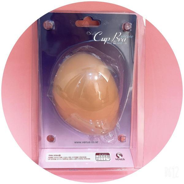 目立たないシェルカップ接着式シリコンヌードブラ_VAC3900ABSSG