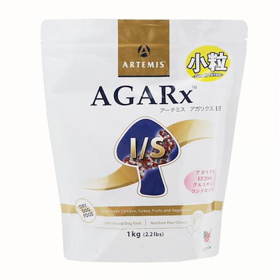 他サイト： アーテミス 犬用 ドライフード アガリクス イミューンサポート小粒 1kg【ドッグフード】【正規品】の商品画像