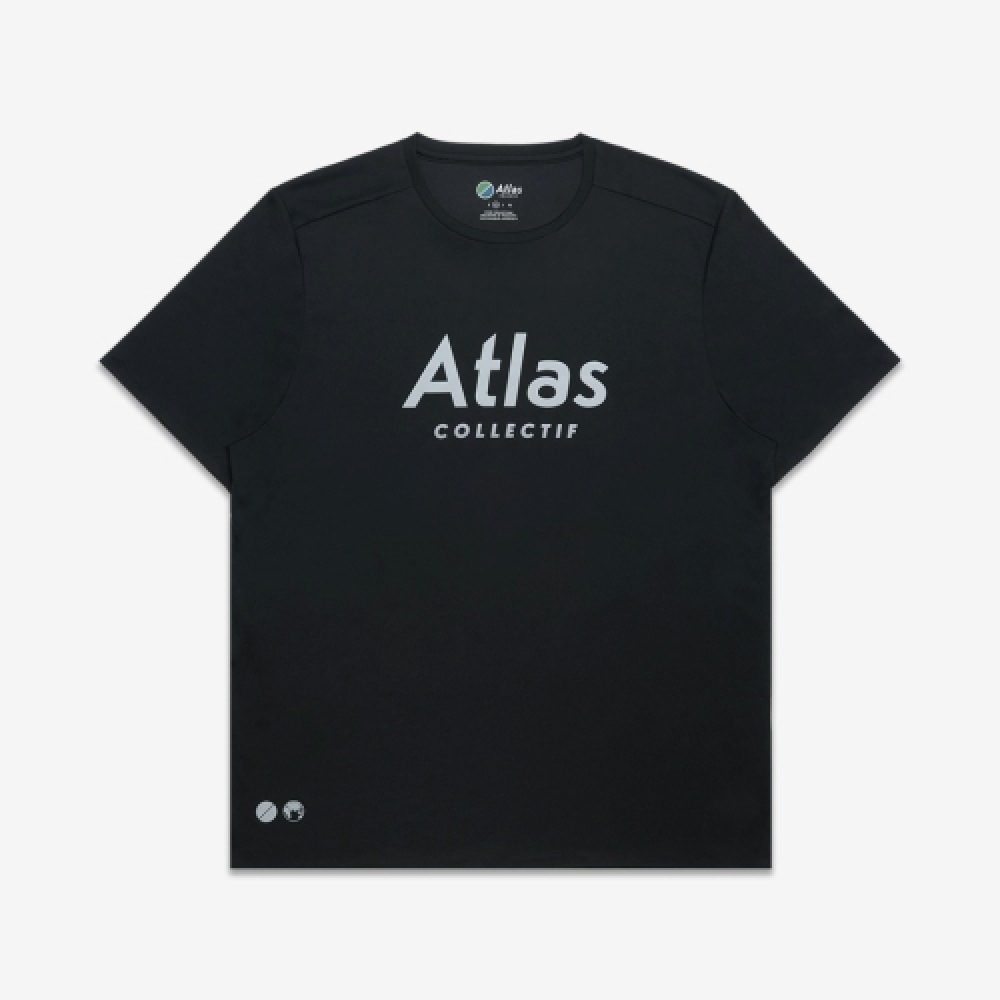 アトラスコレクティフイルミトラックス V2 メンズランニング Tシャツ_BK
