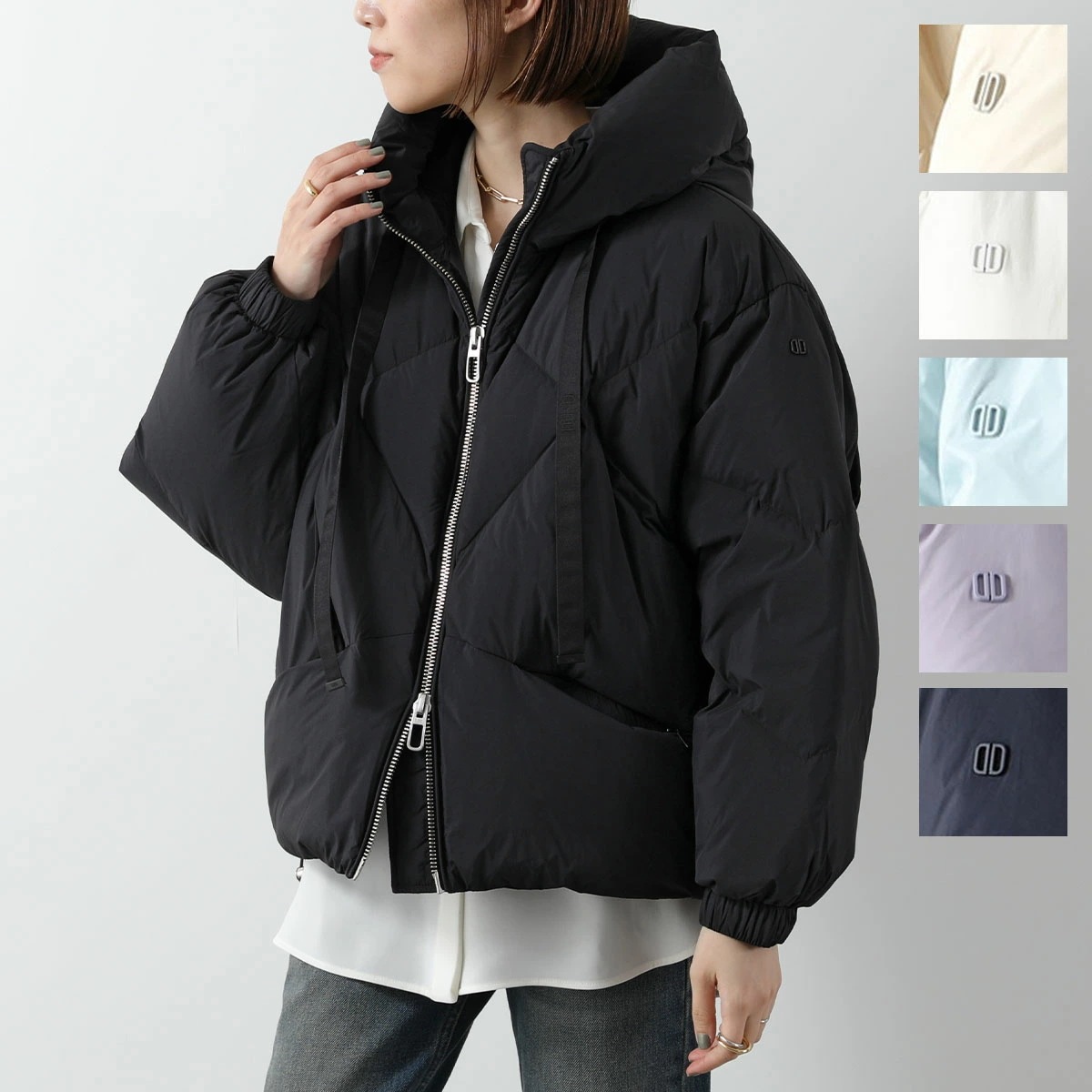 DUNO デュノ ダウンジャケット PEGGIE APRICA ペギー レディース フード付き ナイロン カラー6色