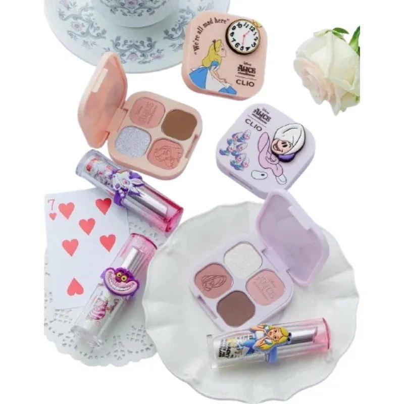 アリスコラボ5点セット #Alice in Wonderland #不思議の国のアリス #プロ アイ パレット キューブ #クリスタル グラム バーム