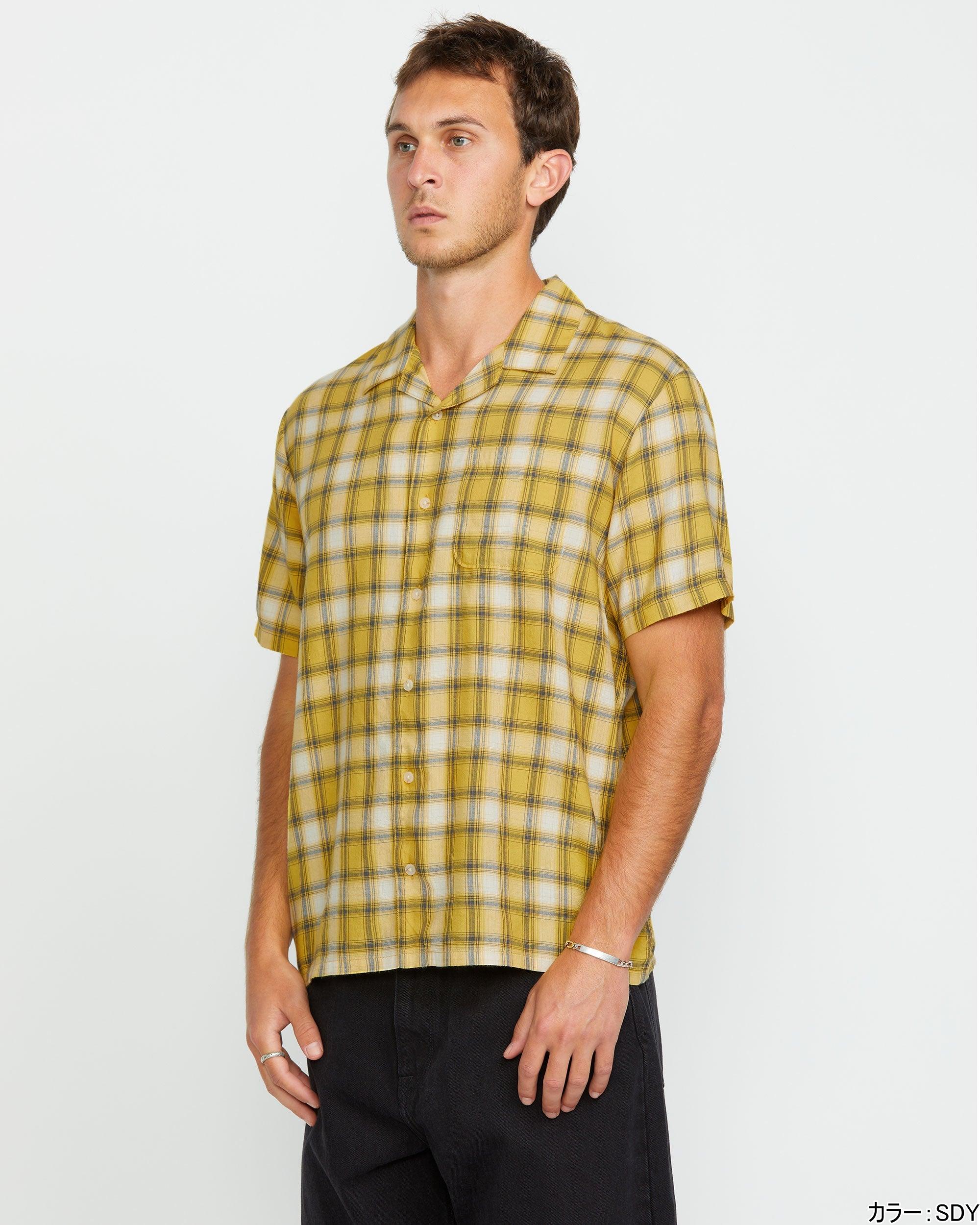 【OUTLET】 Stone Facet Short Sleeve - SEEDY YELLOW