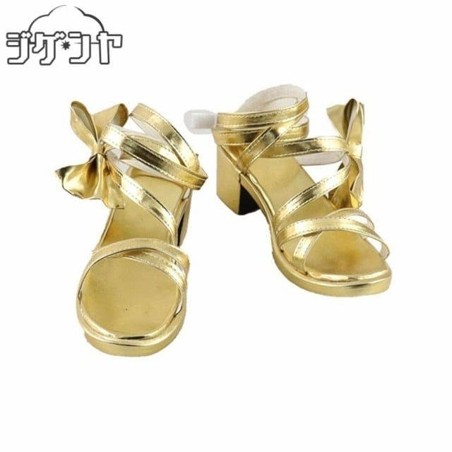 【急速出荷】最低価!格!アークナイツ　プラチナ　コスプレ靴　コスプレブーツ　コスプレ衣装