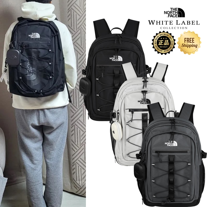 NM2DS00 WHITE LABEL SUPER PACK PRO 25FW 新作 32L 韓国限定ライン バックパック 大容量 PC収納 通学 通勤 旅行 軽量 コーデ提案 パーカー ジャケット冬