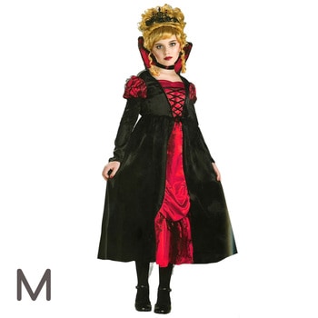 コスプレ 仮装 バンパイア 子供用 M 【 コスプレ 衣装 ハロウィン 仮装 コスチューム 子供 ドレス キッズ 子ども用 ドラキュラ パーティーグッズ こども 女の子 ヴァンパイア 吸血鬼ドレス 】