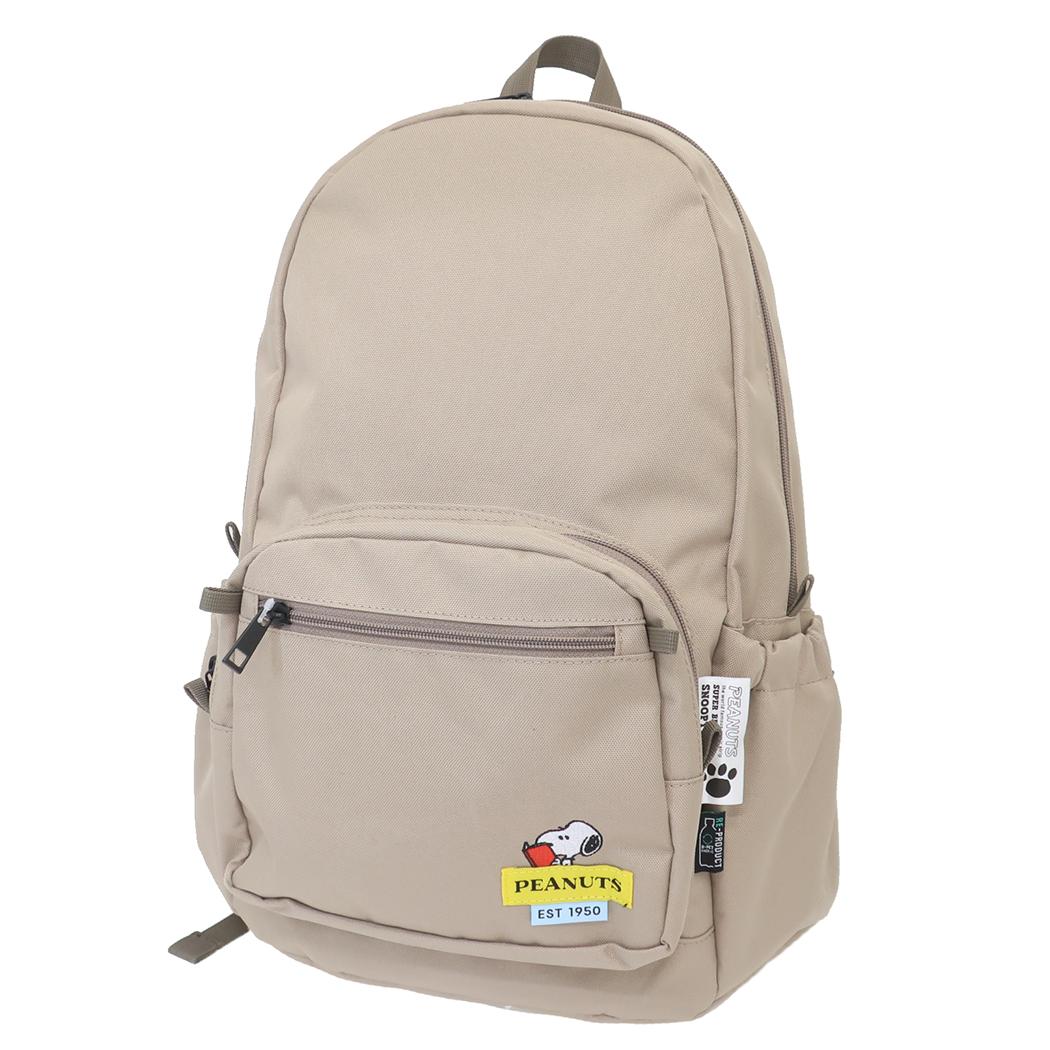 スヌーピー リュック RE-PET スマートデイパック BE ピーナッツ キャラクター グッズ